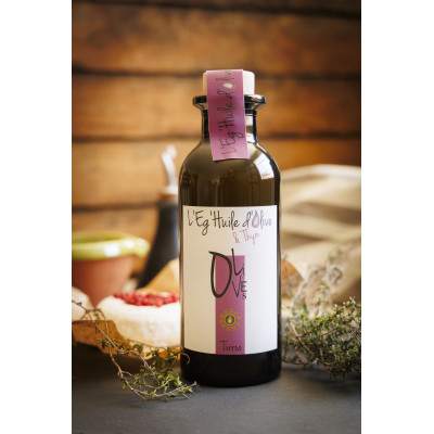 Huile extraite d'Olive & Thym de Provence - Bidon métal